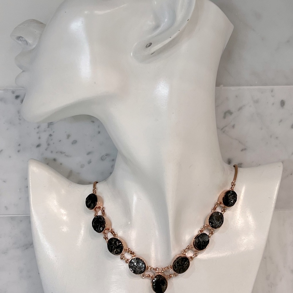 Elite Shungite Rough Cut Copper Necklace - Picture 2 of 14